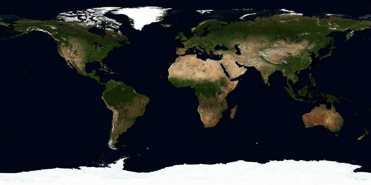 Geografia Mapa Tierra Mundo Continentes