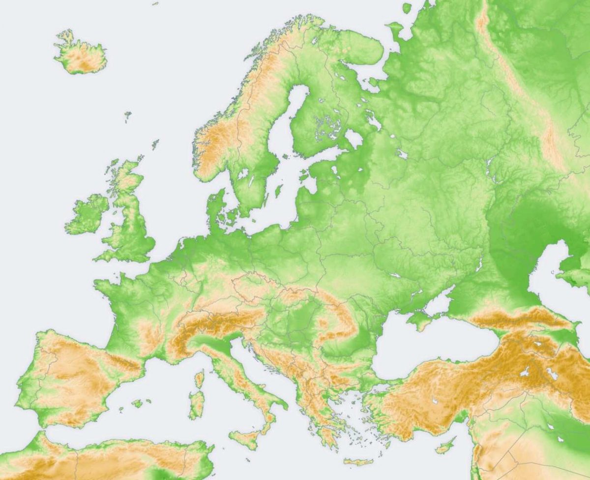Geografia Mapa Europa