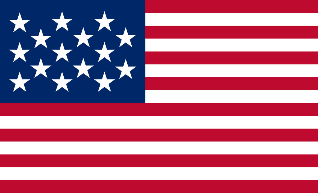 Bandera Estados Unidos 1818