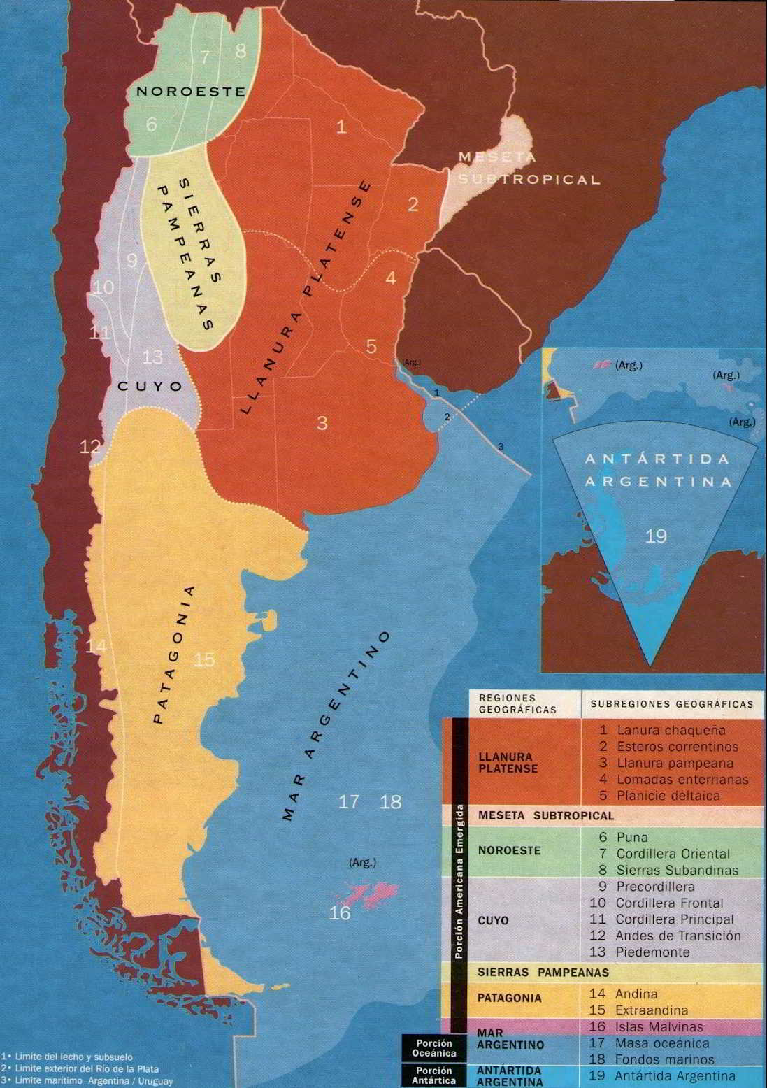 Regiones geográficas argentina