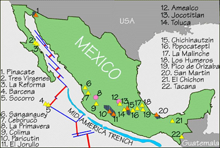 Volcanes México